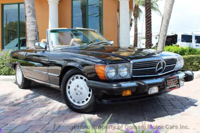 1988 Mercedes-Benz 500-Series RARE BLACK 560SL! SPECTACULAR LOW ORIGINAL MILES R