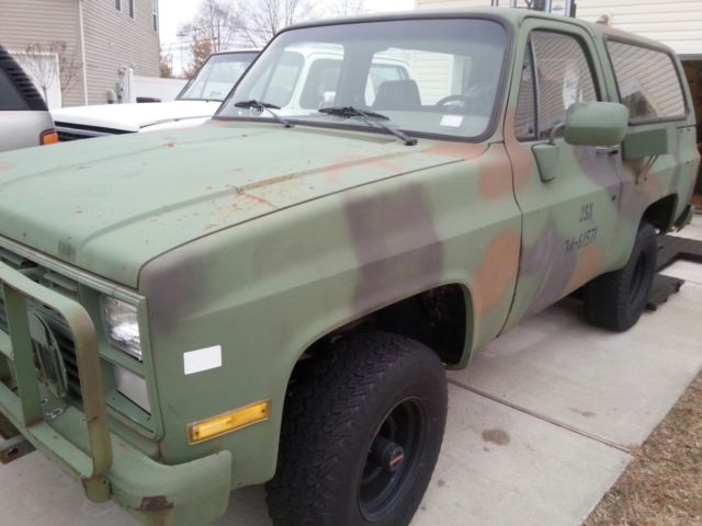 1985 Chevrolet Blazer M1009 CUCV D10 Military