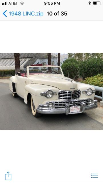 1948 Lincoln Continental