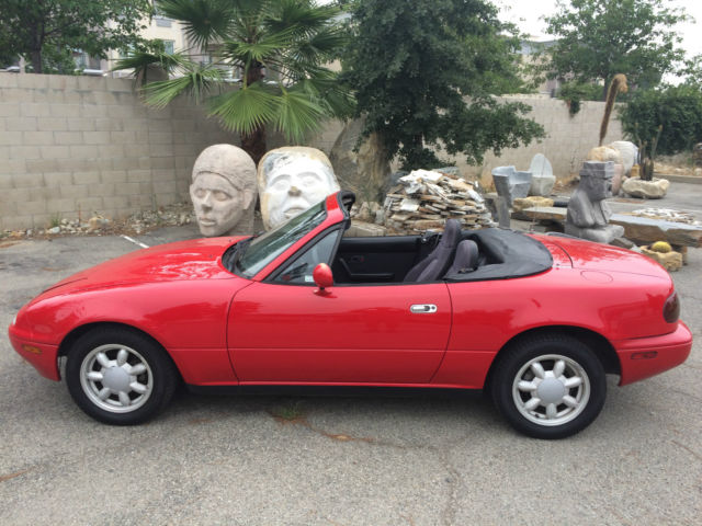 1990 Mazda MX-5 Miata RED GARAGED CORROSION FREE CALIFORNIA