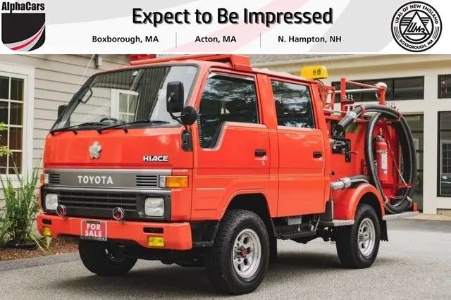 1993 Toyota HiAce 4x4 Fire Truck W-Cab Diesel