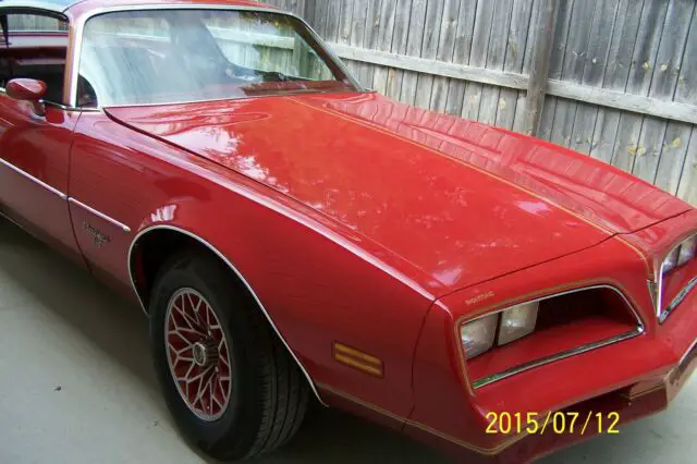 1978 Pontiac Firebird Redbird edition