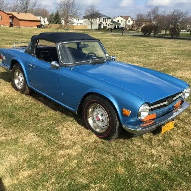 1973 Triumph TR-6 Blue