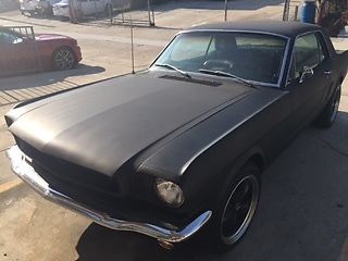 1965 Ford Mustang Black Leather