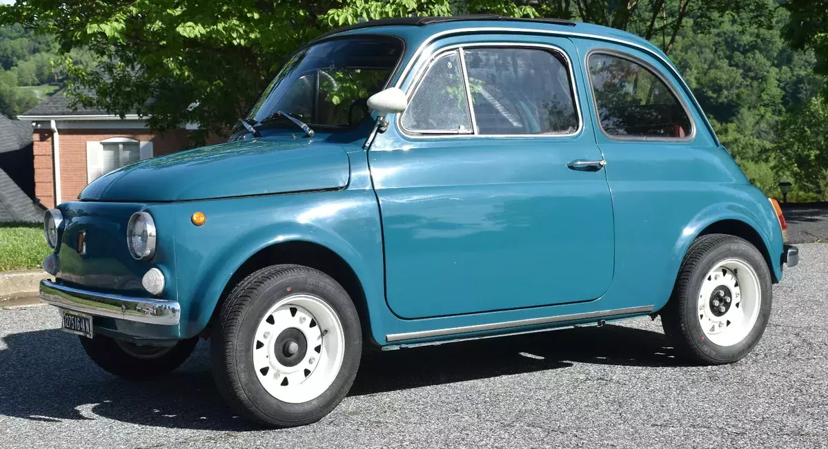 1969 Fiat 500L Restored Original 2 Cylinder 500cc Motor