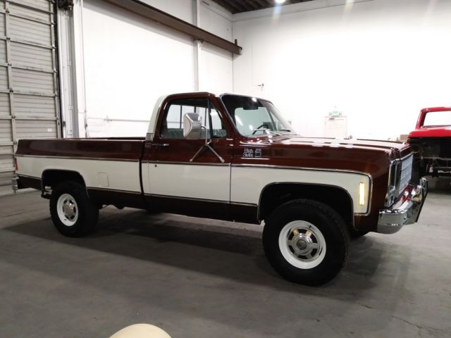 Restored 1979 GMC High Sierra Camper Special K25 Chevrolet 350 AT PS PB ...