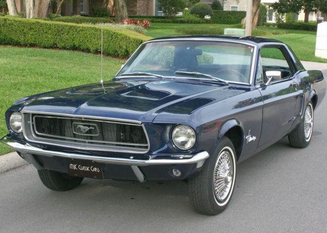1968 Ford Mustang COUPE - V-8 -  A/C