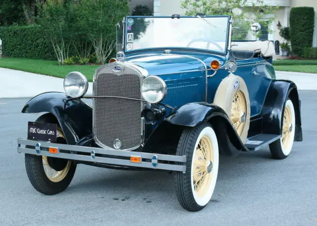 1930 Ford Model A RUMBLE SEAT ROADSTER RESTORED