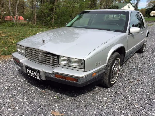 1987 Cadillac Eldorado silver