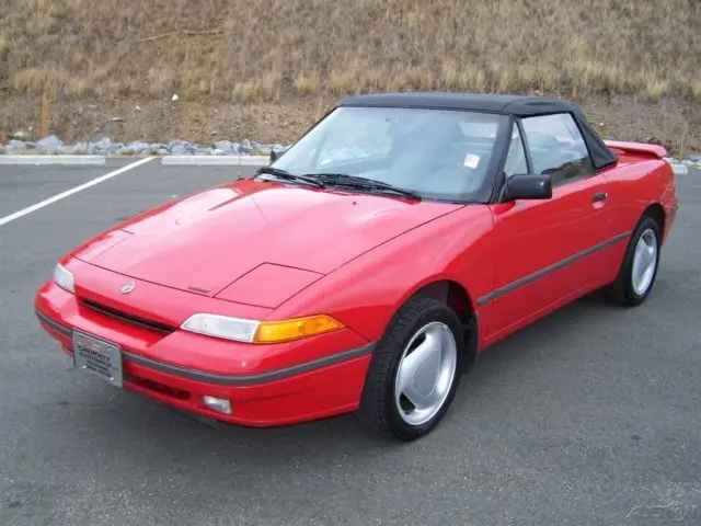 1992 Mercury Capri XR2 5-SPEED TURBO CHARGED ROADSTER 1.6L DOHC 4CYL