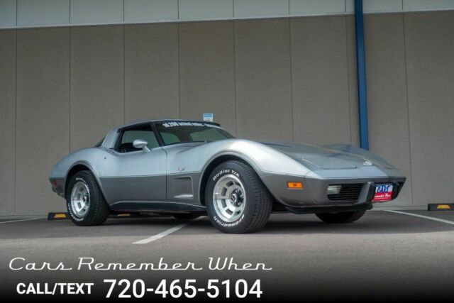 1978 Chevrolet Corvette Silver Anniversary All-Original Time Capsule Belie