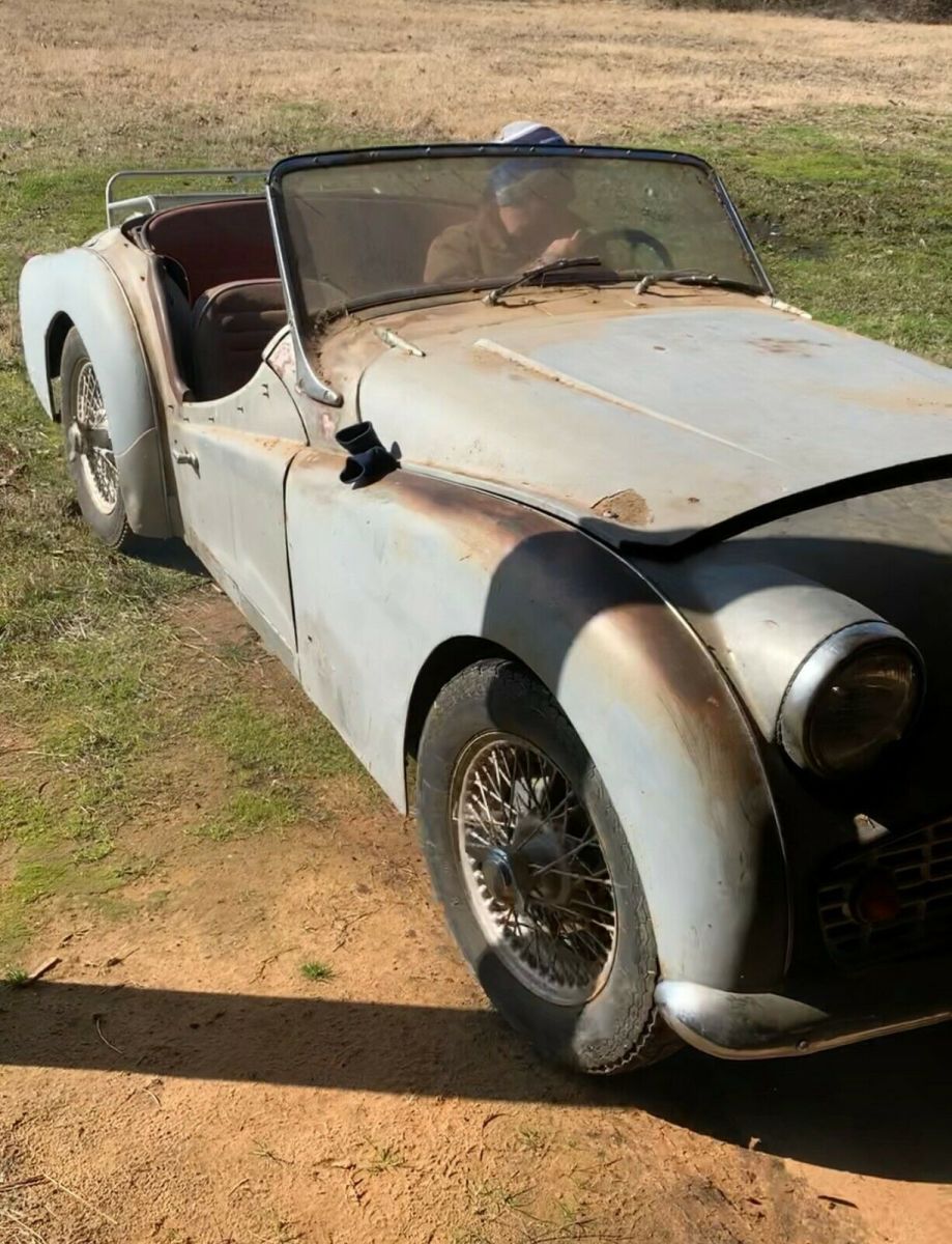 1960 Triumph TR3A Gray