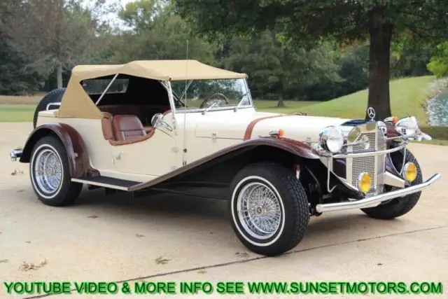 1969 Mercedes-Benz SSK Replica Kit Car Gazelle Convertible VW Engine