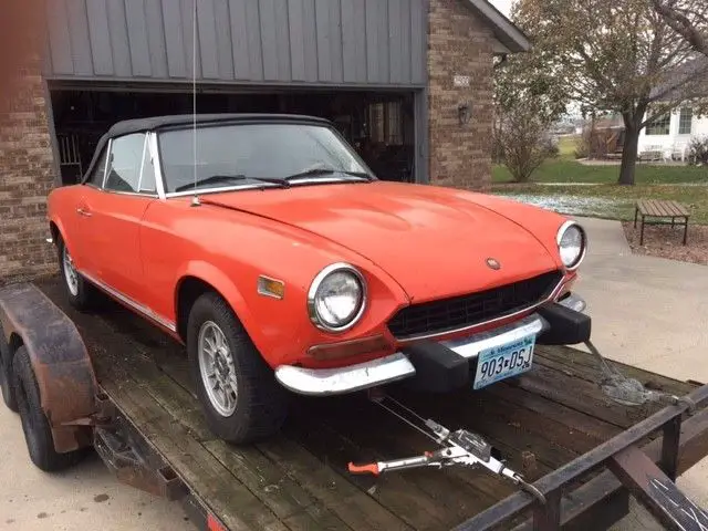 1974 Fiat 124 Spider Convertible