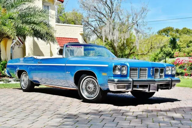 1975 Oldsmobile Delta 88 Convertible 350 Power Steering Disc Brakes Power T