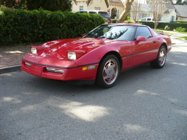 1989 Chevrolet Corvette RED