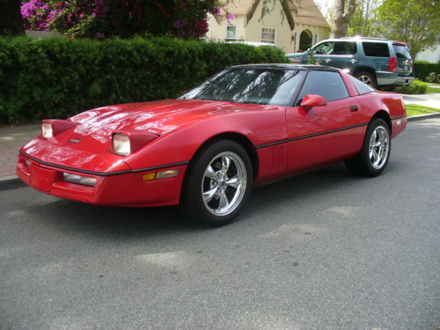 1989 Chevrolet Corvette Red
