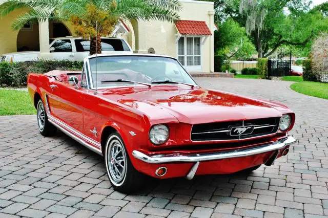 1965 Ford Mustang Convertible Factory A Code 289 V8 4-Speed