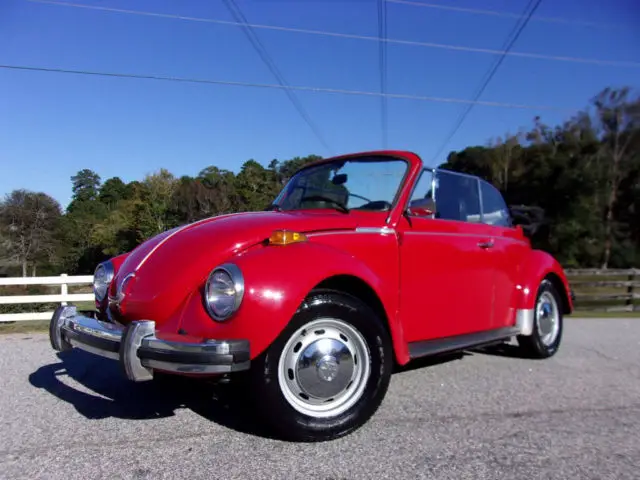 1978 Volkswagen Beetle-New SUPER BEETLE KARMANN CONVERTIBLE 4CYL FUEL INJECTE