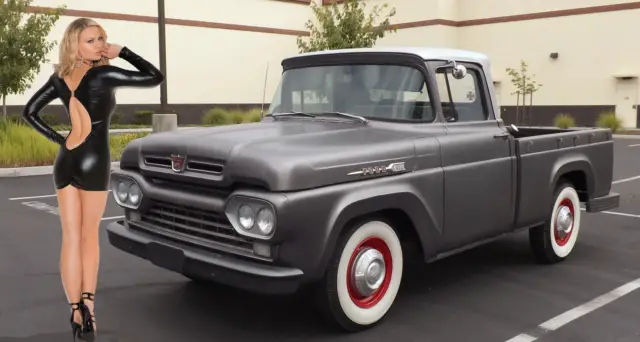 1960 Ford F-100 Short Wide Bed "Fridgetruck" Daily Driver