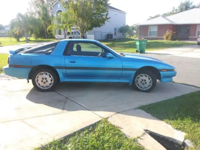 1986 Toyota Supra Blue velour