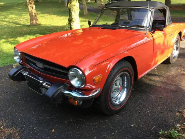 1976 Triumph TR-6 soft top