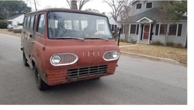 1964 Ford E-Series Van Special order OD Green. Read the more info.