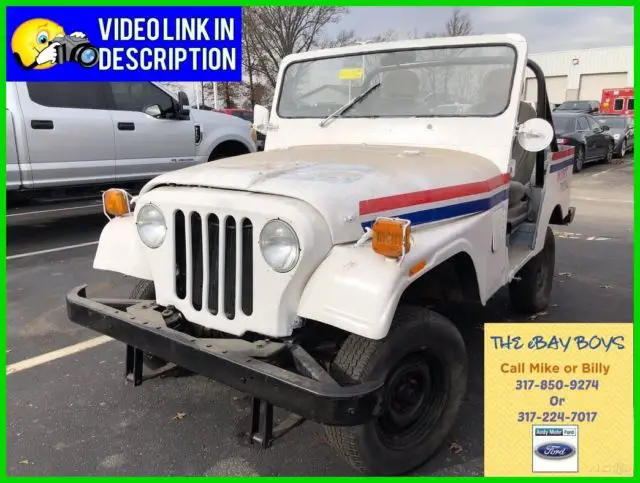 1983 Jeep Wrangler Jeep Wrangler Mail Carrier Postal Service 1983 Used