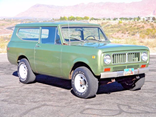 1973 International Harvester Scout II 4X4 LOW RESERVE