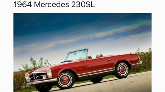 1964 Mercedes-Benz 200-Series SL