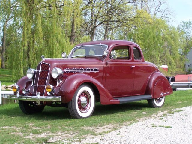 VINTAGE RESTORED 1935 PLYMOUTH RUMBLE SEAT COUPE ENGINE #PJ135595 for ...