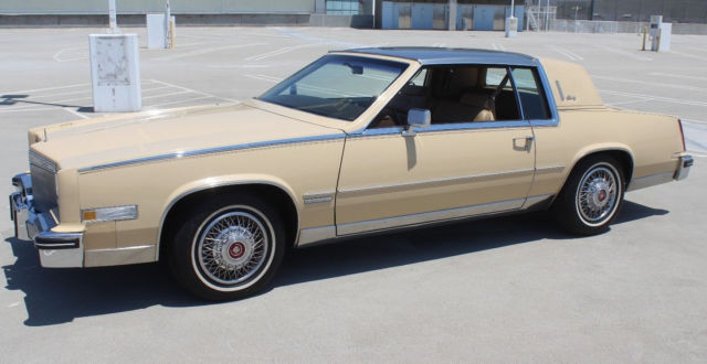 1982 Cadillac Eldorado Biarritz Custom Triple Yellow w/ 42K Orig Mi