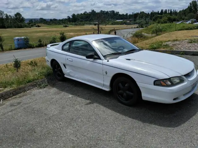 1994 Ford Mustang White