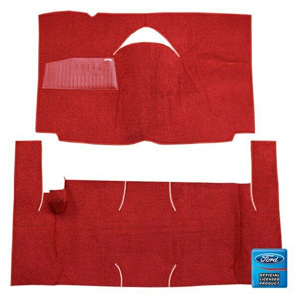 For Edsel Ranger 59 Carpet Essex Replacement Cut & Sewn Red Complete Carpet Kit