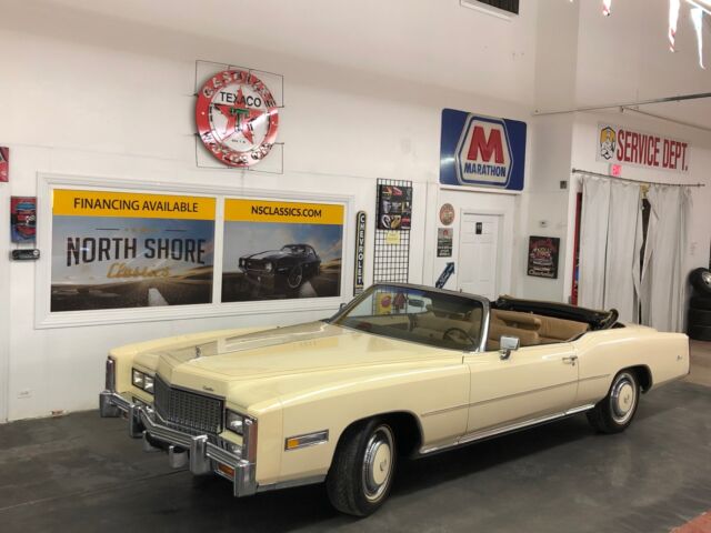 1976 Cadillac Eldorado -500 CID-GREAT CLASSIC CONVERTIBLE-LOW MILES-VIDEO